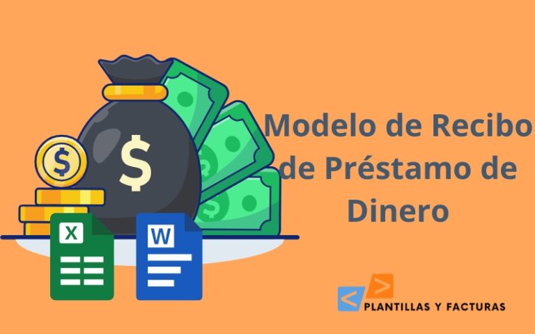 Recibo De Prestamo De Dinero Word