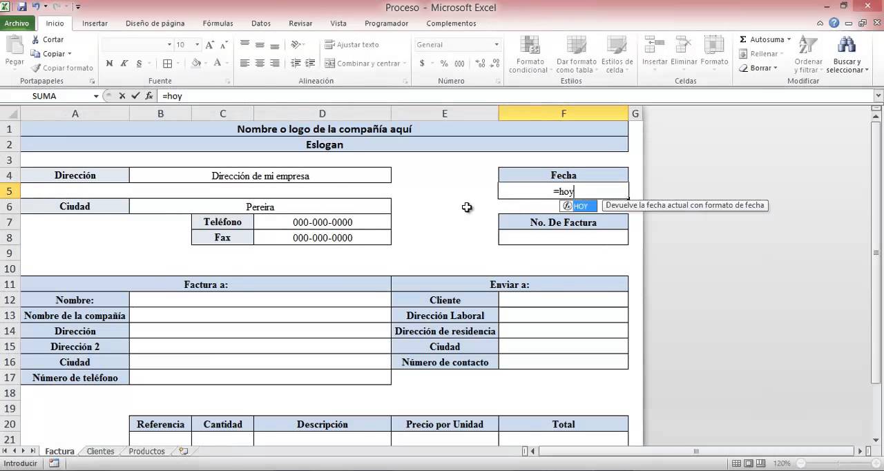 Cómo hacer una factura en Excel paso a paso con plantilla gratis