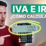 Cómo calcular IVA e IRPF en una factura